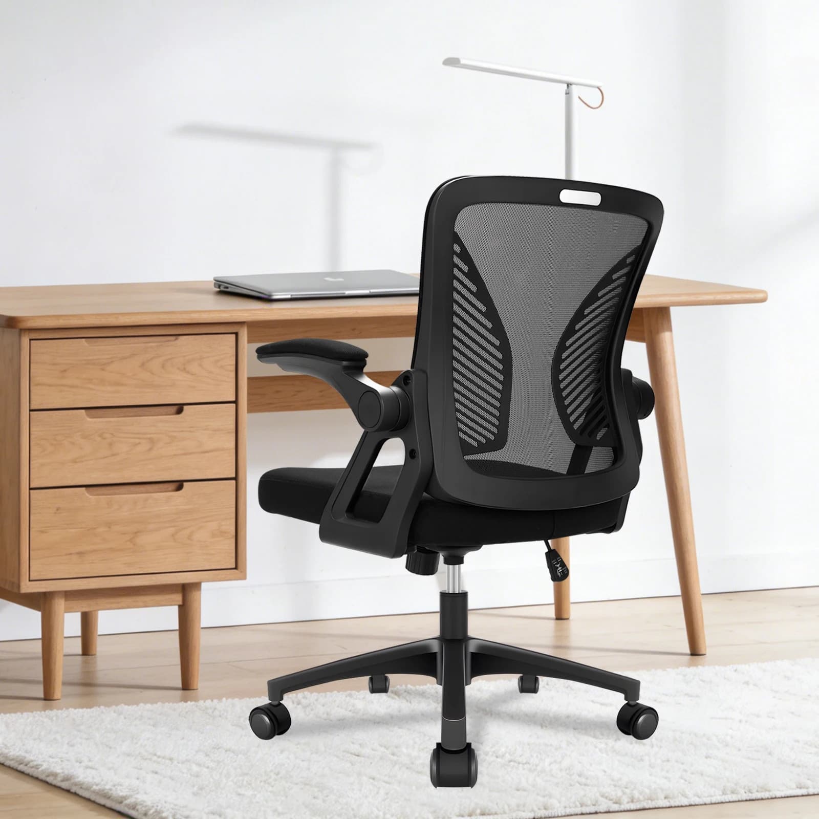 Chaise de bureau Milacyee, fauteuil exécutif à soutien lombaire